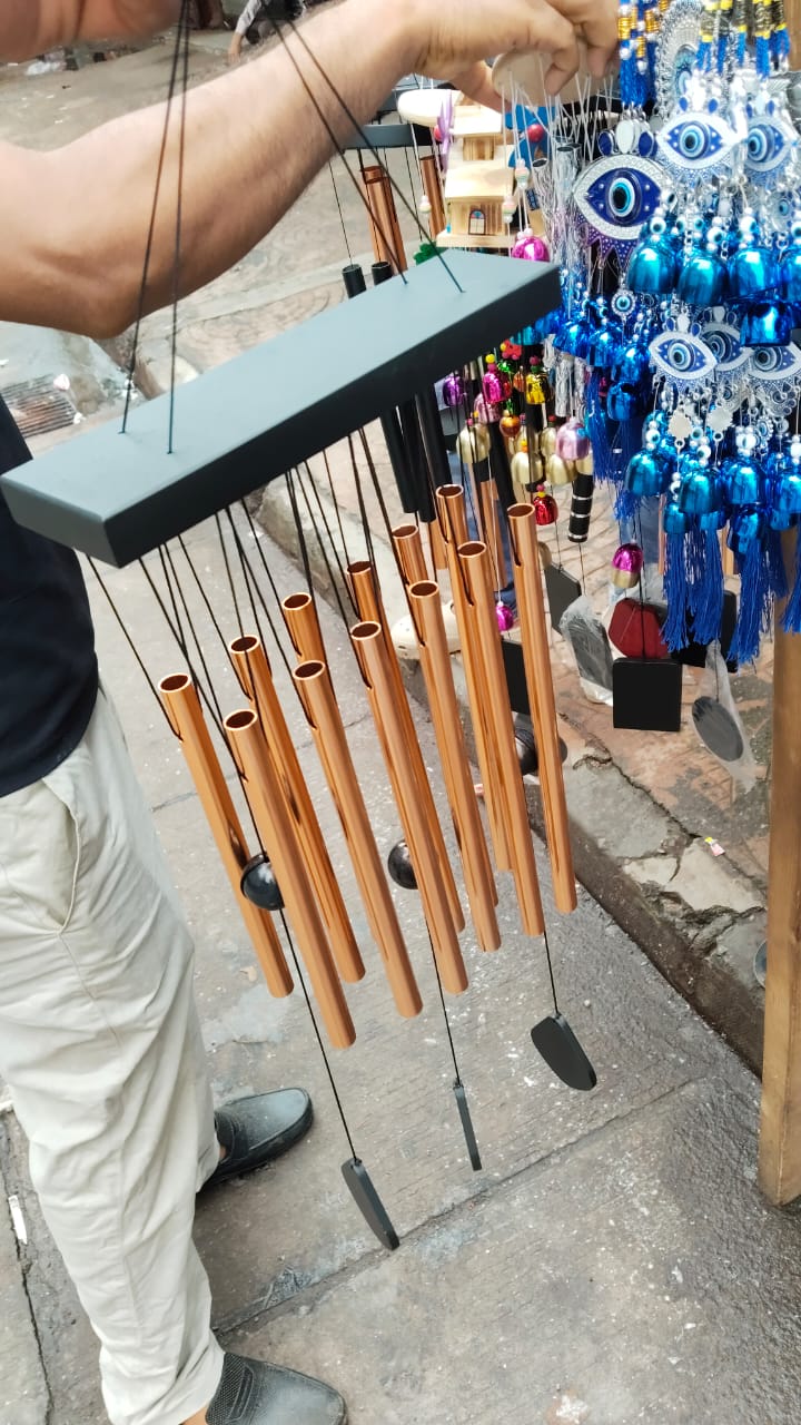 Golden Wind Chimes for Home & Garden