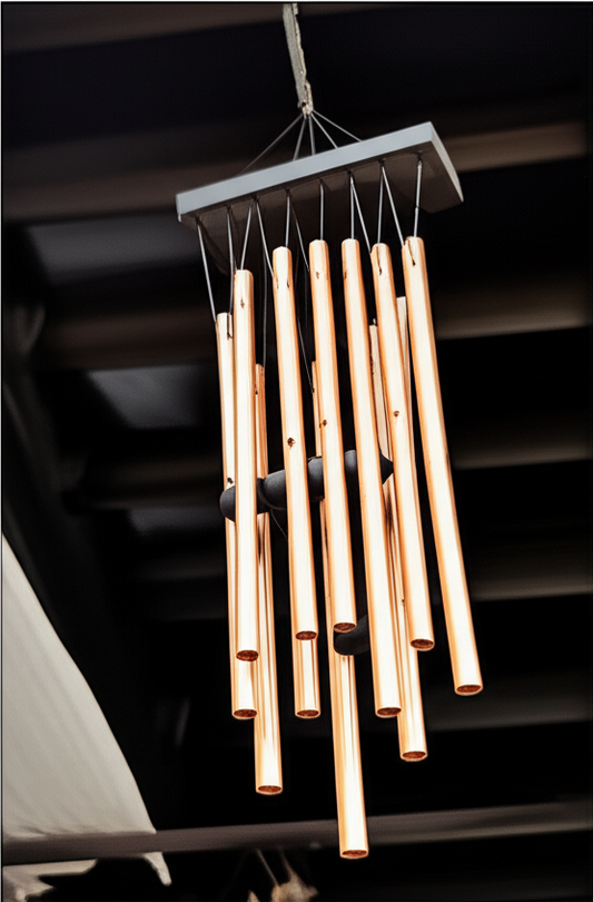 Golden Wind Chimes for Home & Garden